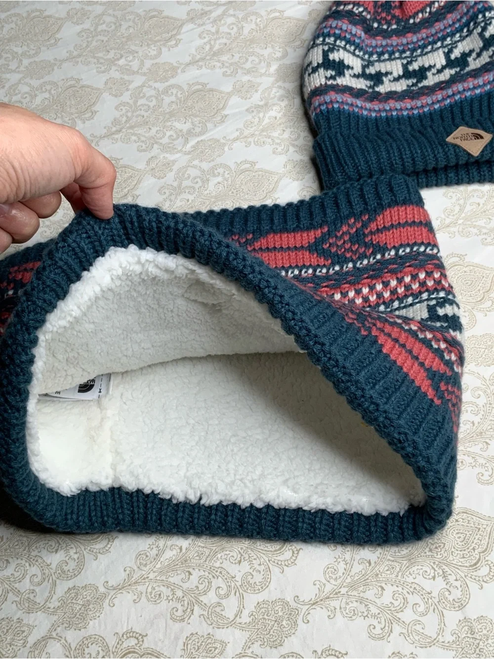 The North Face Fair Isle Beanie & Chunky Tube Scarf Set